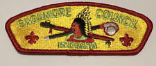 Boy Scout Patch VTG Sagamore Council Indiana Shoulder picture
