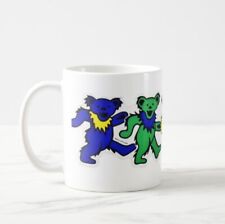 Grateful Dead Dancing Bears 11 Oz Ceramic Coffee Mug Sublimated Made In The USA picture