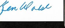 Kenneth Walsh Hand Signed Cut Signature WWII MOH Ace (d) picture