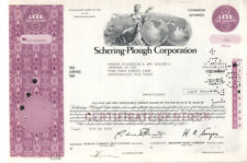 Schering-Plough Corp - Original Stock Certificate - 1971 - #6372 picture