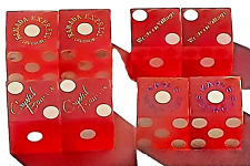 Dice Casino Nevada Casino's 4-Pair(8-Dice) Retired 19mm Red Frosted picture