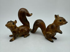 Vintage Squirrel Ceramic Figurines OMC Japan Midcentury picture