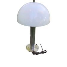 Vintage LAUREL Lamp Mushroom Chrome Desk lamp Acrylic Shade Early 60s picture