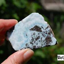 2in 59g Genuine Larimar Crystal Slab, Dominican Republic picture