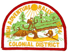 1974 High Adventure Rally Colonial District National Capital Area Council Patch picture