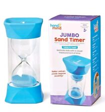 hand2mind Jumbo 1 Minute Sand Timer with Soft Rubber End Caps picture