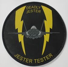 F-35 FLT TEST SQUADRON 461st DEADLY JESTER JESTER TESTER PVC PATCH AWESOME picture