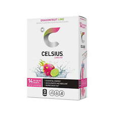 CELSIUS on-the-go Essential Energy Drink Mix, Dragonfruit Lime (14 Stick Pack).. picture