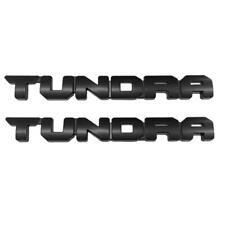 2014-2024 Toyota Tundra Matte Blackout Emblem Overlay Kit SR5 4pcs Set picture