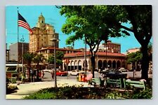 St Petersburg FL-Florida, Open Air Post Office, Downtown  Vintage Postcard picture