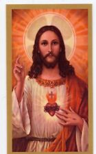 The Twelve Promises of Sacred Heart of Jesus U- Quantity 25 Laminated Holy Cards picture