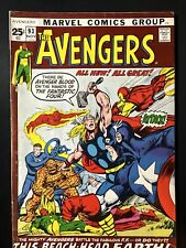 The Avengers #93 1971 Vintage Old Marvel Comics Bronze Age 1st Print Fair *A2 picture
