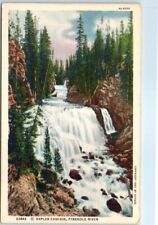 Postcard - Kepler Cascade, Firehole River, Wyoming, USA picture