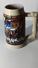 Beer Steins Budweiser 2003 Old Town Holiday  With Clydesdale Horse's picture