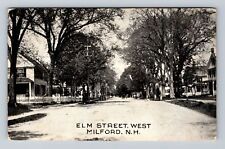 West Milford NH-New Hampshire, Elm Street, Antique, Vintage c1910 Postcard picture