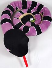 Wild Republic Plush Snake Timber Rattlesnake Stuffed Animal Toy Jumbo 70in 2014 picture