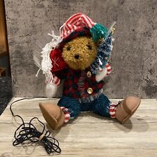 Vintage Avon Fiber Optic Teddy Bear Replacement Plush Bear, No Adapter (READ) picture