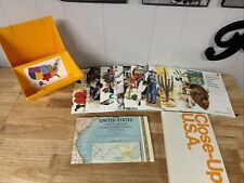 Vintage National Geographic Map Box Set 50 States Prepping Travel Home School picture