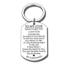 to My Love Keychain Gift for Husband Wife Anniversary Valentines Birthday Boy... picture