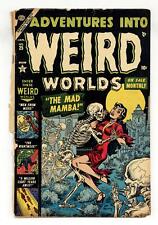 Adventures Into Weird Worlds #25 PR 0.5 1954 picture