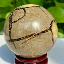 425G  Natural Dragonblood Stone Quartz Ball Crystal Sphere Meditation Healing picture