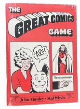 Vintage The Great Comics Game Trade Paperback Book Comic Character Quiz picture