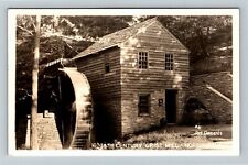 RPPC Norris TN-Tennessee 18th Century Grist Mill Vintage Postcard picture