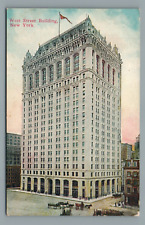 West Street Building New York City NY New York Antique Vintage Postcard c1913 picture