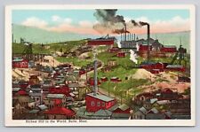 Postcard Richest Hill In The World Butte Montana picture