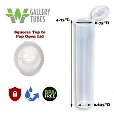 Clear DoobTubes 116MM (500 Pack) Container for King Size Pre Rolled picture