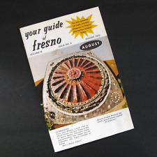 Your Guide of Fresno August 1973 Booklet Attractions Businesses California picture