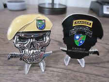 75th Ranger Regiment Army Rangers Lead The Way USASOC Beret Skull Challenge Coin picture