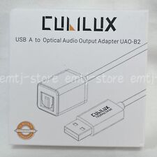 Cubilux Usb A To Spdif Toslink Optical Audio Adapter Laptop Computer Z10-15bk picture