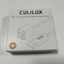Cubilux Usb A To Spdif Toslink Optical Audio Adapter Laptop Computer Z10-15bk jp picture