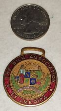 Vintage The Silk Association Of America Emblem Tag/ Keychain picture
