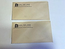 Vintage 1940s HOTEL TIME SQUARE NEW YORK CITY NY ENVELOPES  picture