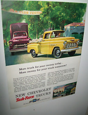 1955 (1956) Chevy Pickup Truck dealer-mag ad -Garden Club Festival- Helck? picture