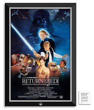 Star Wars Episode VI - Return of the Jedi Movie Poster - Framed Museum Canvas™ picture