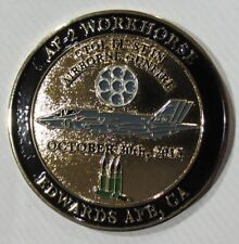 F-35 FLT TEST 461st DEADLY JESTERS AF-2 FIRST AIRBORNE GUNFIRE COIN AWESOME SDD picture