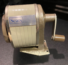 Vintage Sears Pencil Sharpener with Mountable Base-Works Great picture