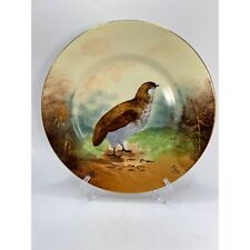 Vtg 1930's Limoges Game Bird Collectors Plate Signed Thomas picture