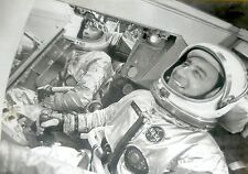 Astronauts VIRGIL 'GUS' GRISSOM & JOHN YOUNG taken inside Spacecraft  picture
