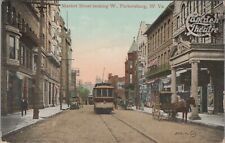 Market Street West Parkersburg West Virginia Camden Theatre Streetcar Postcard picture