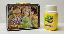 Vintage 1979 Jim Henson's Muppets Kermit The Frog Metal Lunchbox with Thermos picture