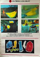 Vintage Rare Poster For School Traffic Laws 1976 Print Paper Czechia 67x96 cm picture