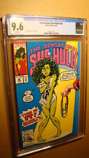 SHE-HULK 40 *CGC 9.6 NM+ WHITE PAGES* CONTROVERSIAL COVER JOHN BYRNE ART JS65 picture