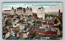 Albany NY-New York, Birds Eye View of Albany, Antique Vintage Postcard picture