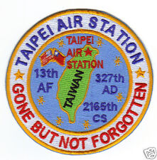 USAF BASE PATCH, TAIPEI AIR STATION, TAIWAN, GONE BUT NOT FORGOTTEN            Y picture