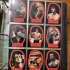 1979 Topps Rocky II Complete Set 99/99 Rocky IV 66/66 Stickers For Both 33/33 picture