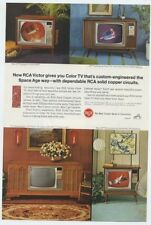 RCA Victor Color TV With Dependable RCA Solid Copper Circuits 1966 Vintage Ad  picture